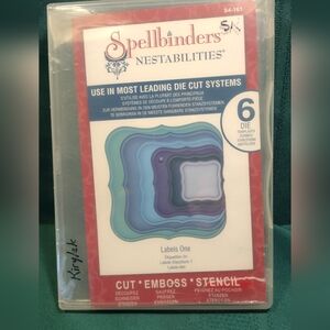 ⭐ BOGO ⭐ Spellbinders Nestabilities Dies ( LABELS ONE )